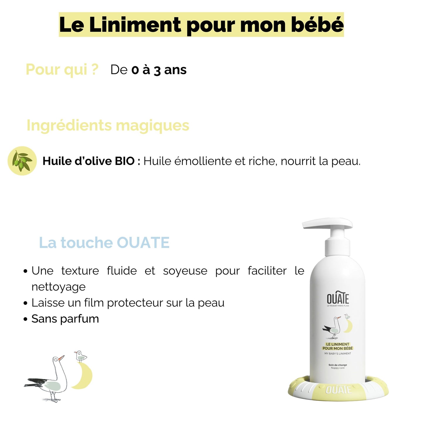 Ouate - Le liniment pour mon bébé 300ml