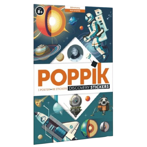 Poppik - Poster en stickers astronomie 8 ans et +