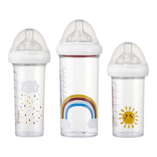 Le biberon Français - Set de 3 biberons Rainbow