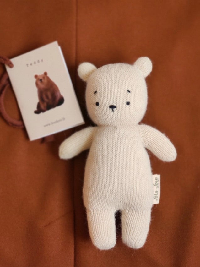 Lero Lero KID - Doudou ours Teddy en alpaga