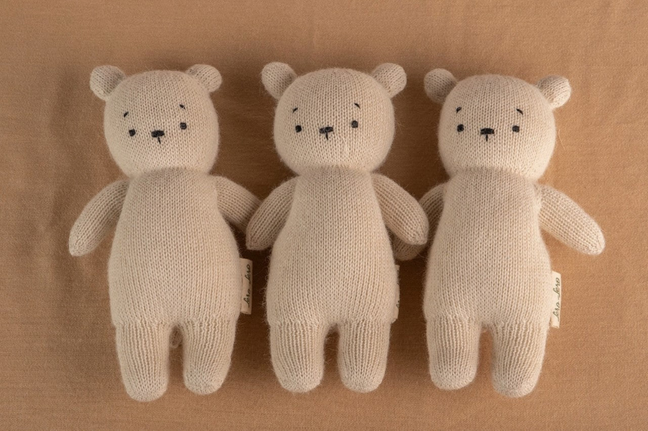 Lero Lero KID - Doudou ours Teddy en alpaga