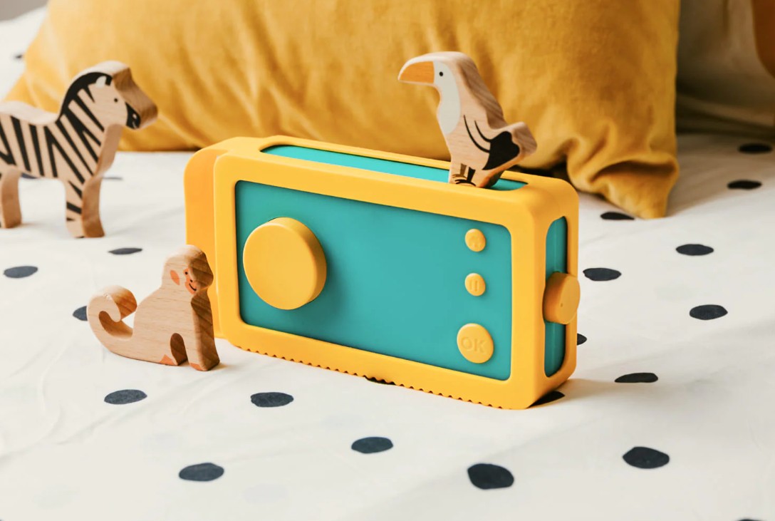 Lunii - Coque de protection jaune Ma Fabrique à Histoires