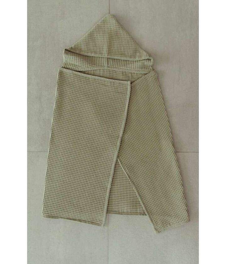 Manufacture des bébés français - Maxi cape de bain nid d'abeille