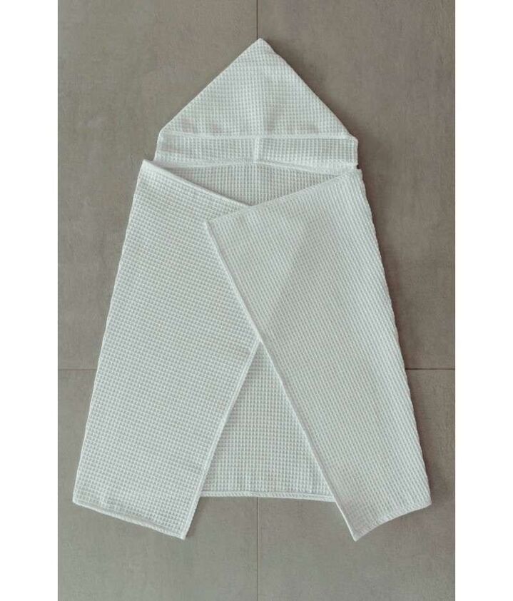Manufacture des bébés français - Maxi cape de bain nid d'abeille