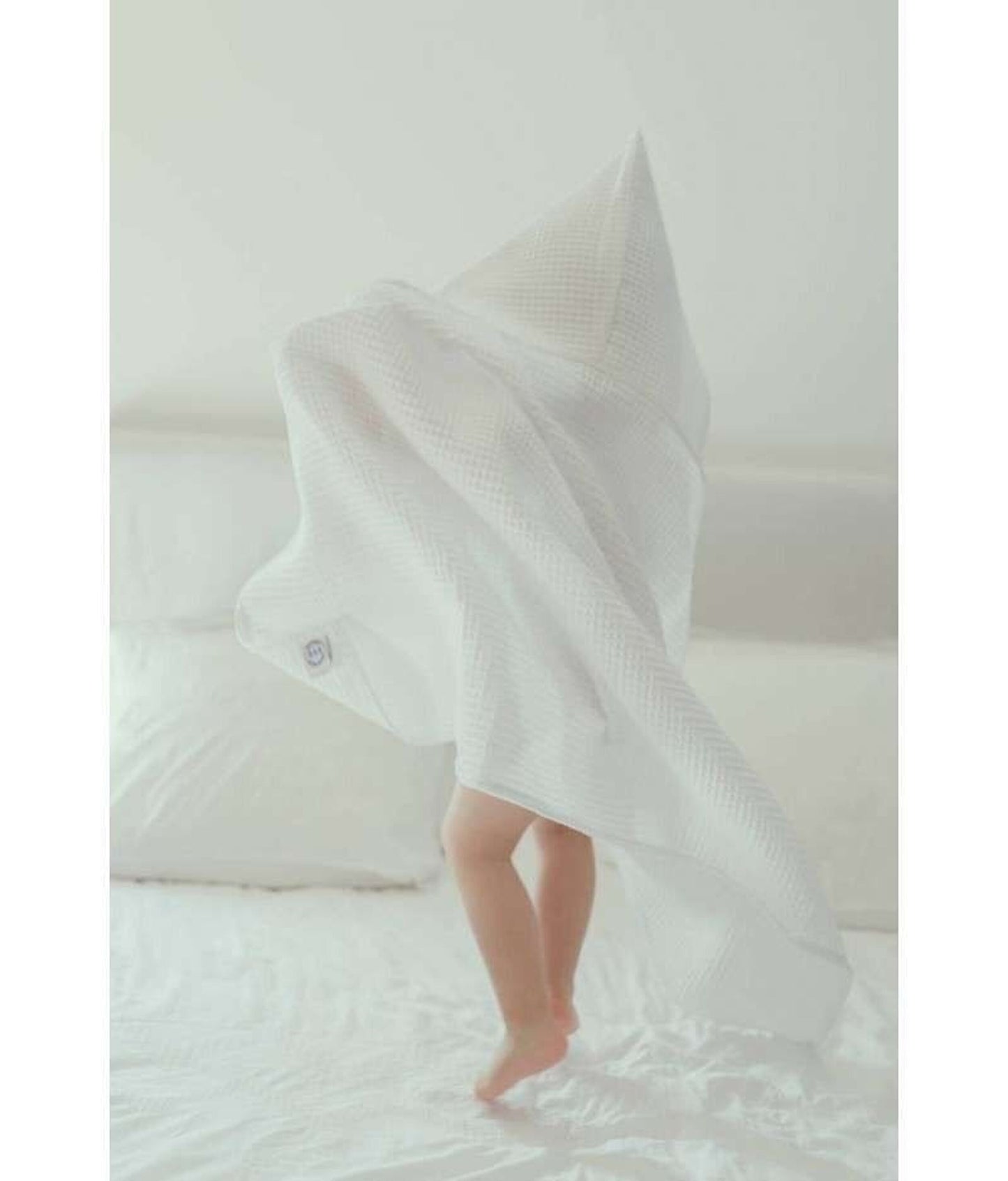 Manufacture des bébés français - Maxi cape de bain nid d'abeille
