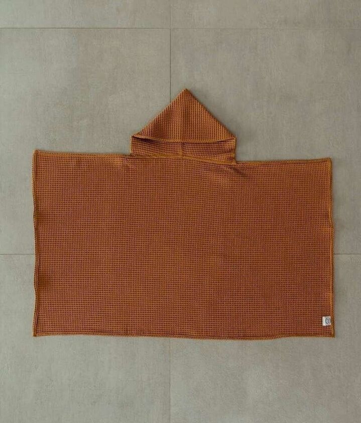 Manufacture des bébés français - Maxi cape de bain nid d'abeille