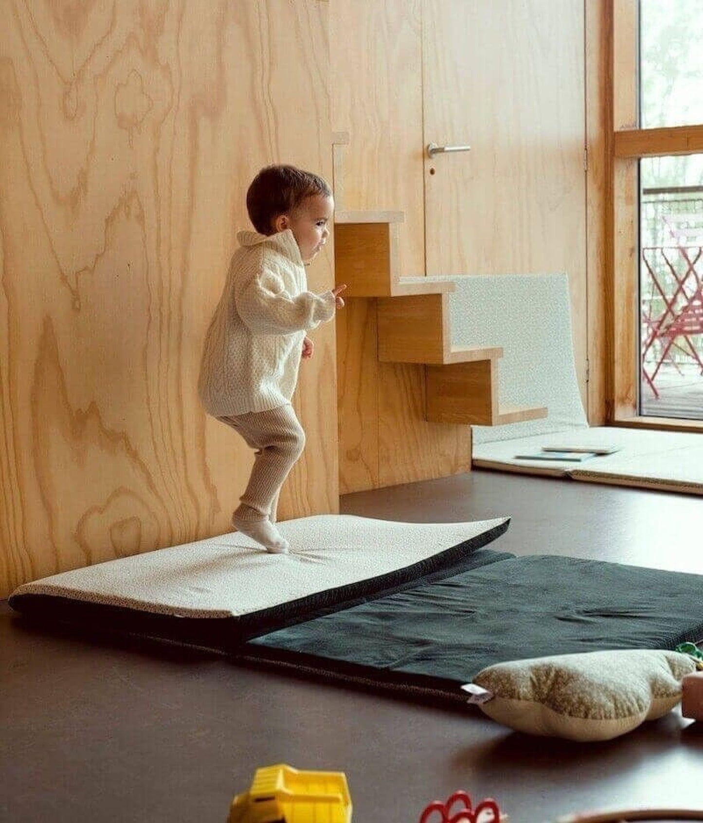 Manufacture des bébés Français - Tapis de motricité pliable