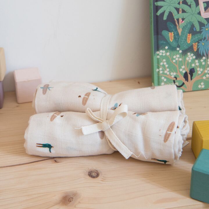 Milinane - Lot De 2 Langes GASPARD