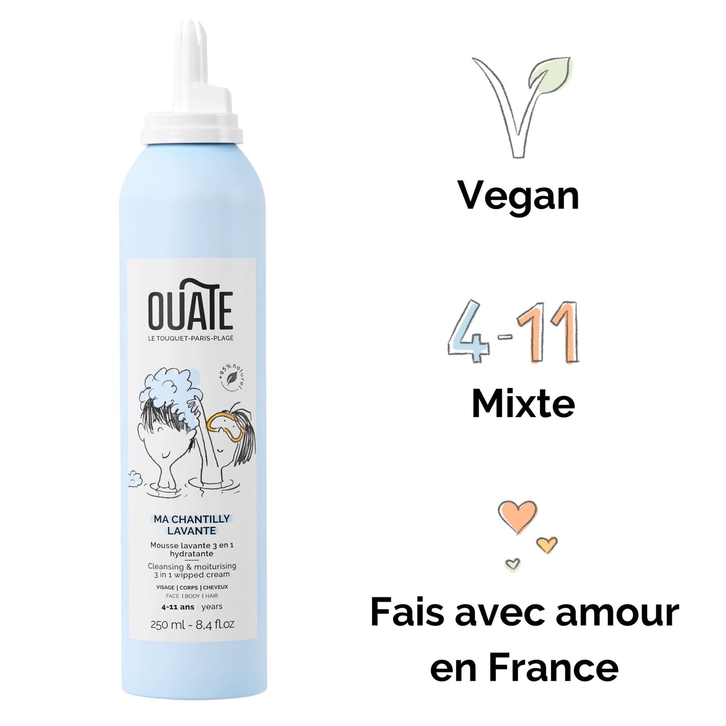 Ouate - Ma Chantilly lavante® 250ml