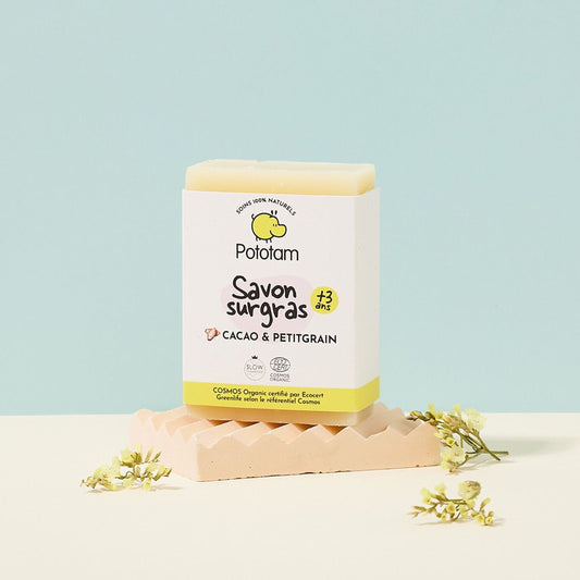 Pototam - Savon surgras Cacao et Petitgrain 95g