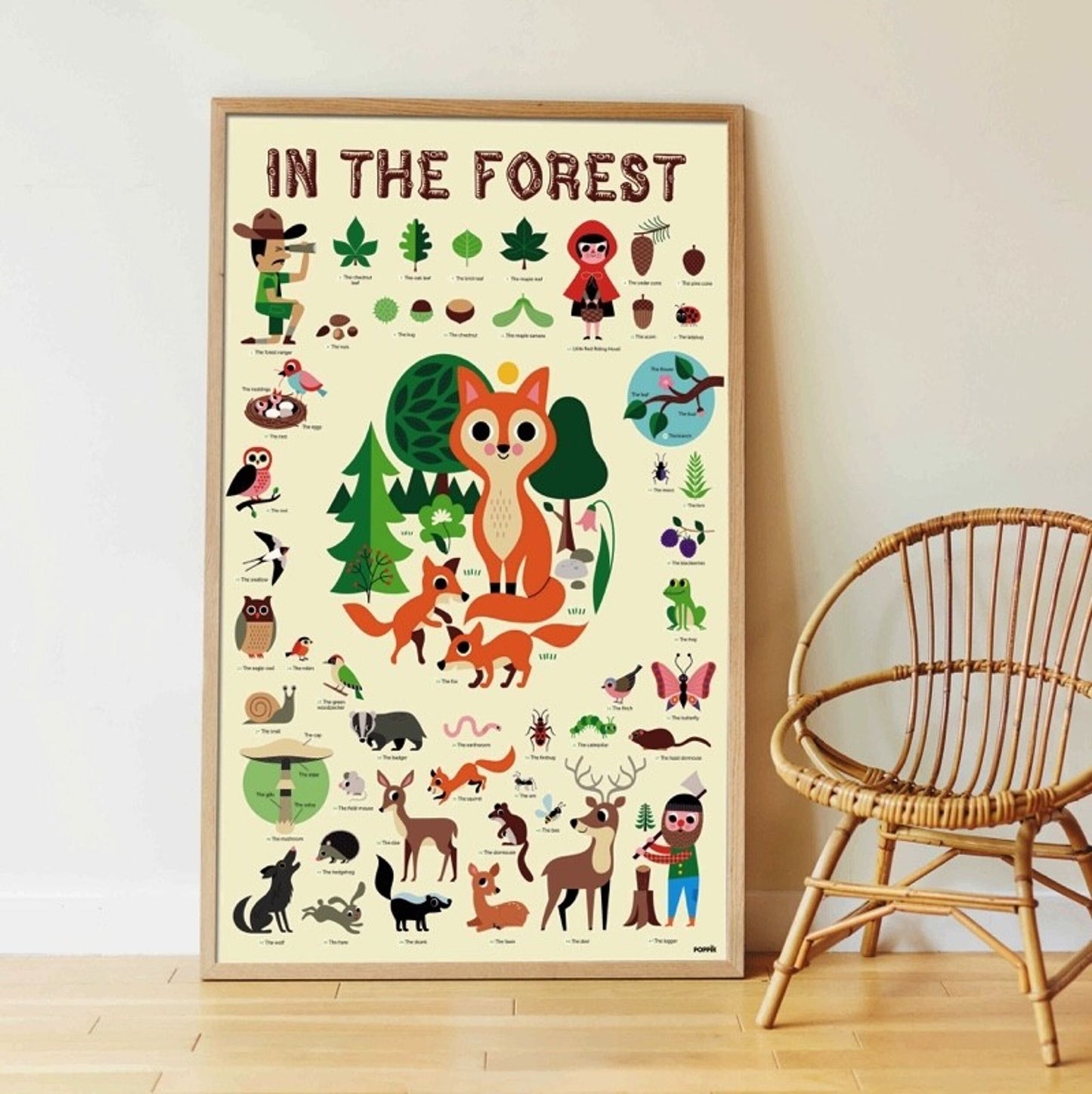Poppik - Poster en stickers foret 3 ans et +