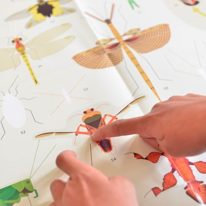 Poppik - Poster en stickers insectes 6 ans et +