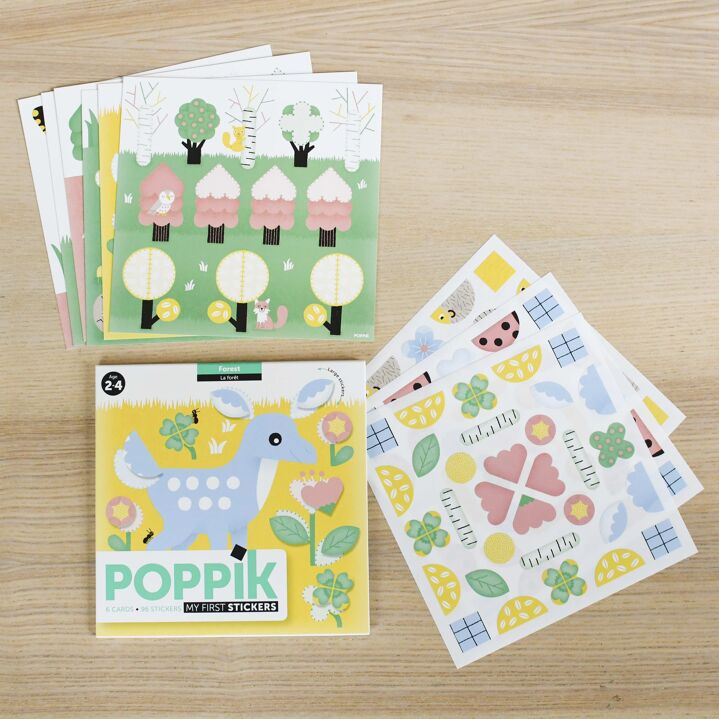 Poppik - La foret stickers pour les petits