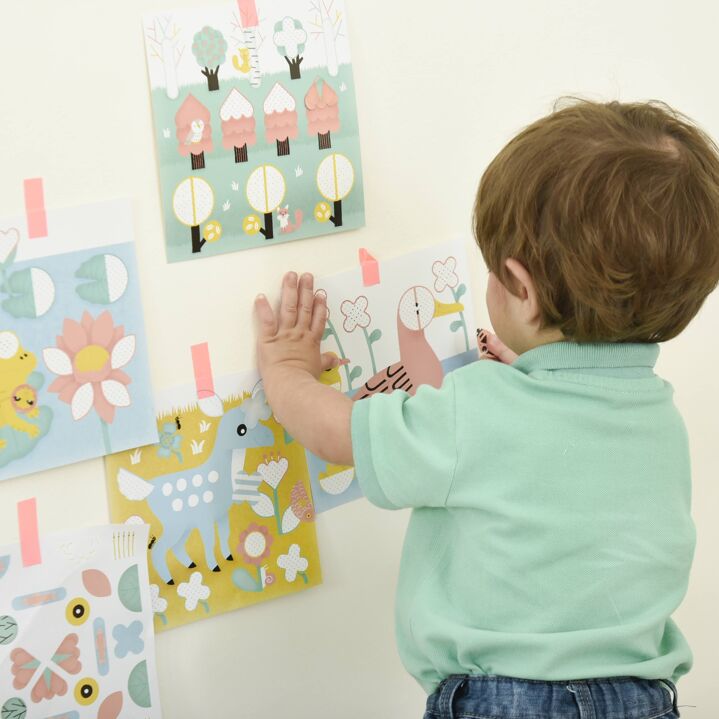 Poppik - La foret stickers pour les petits