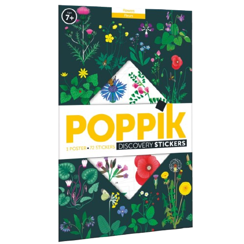 Poppik - Poster en stickers botanique 7 ans et +