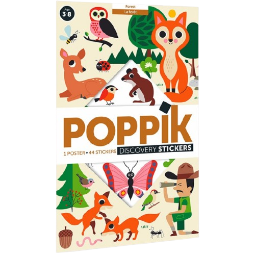 Poppik - Poster en stickers foret 3 ans et +