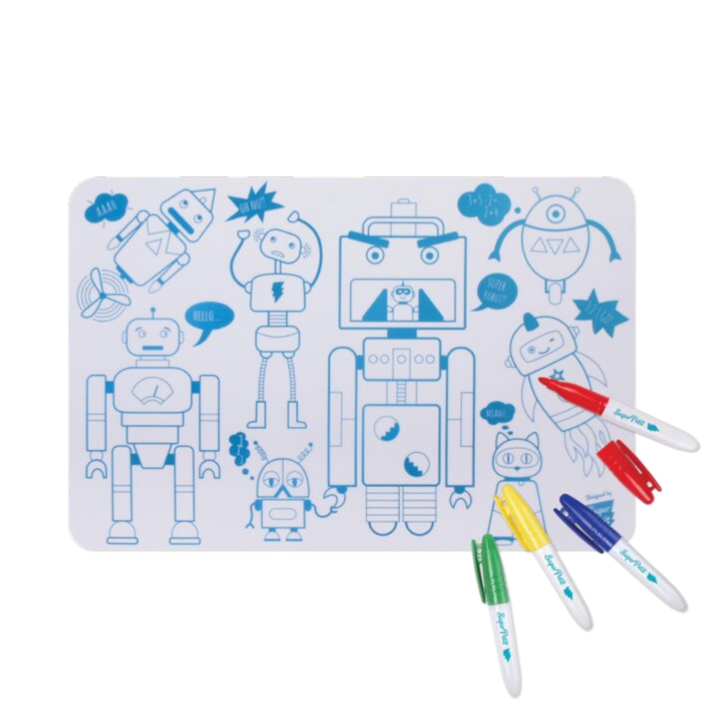SuperPetit - Coloriage nomade Robot
