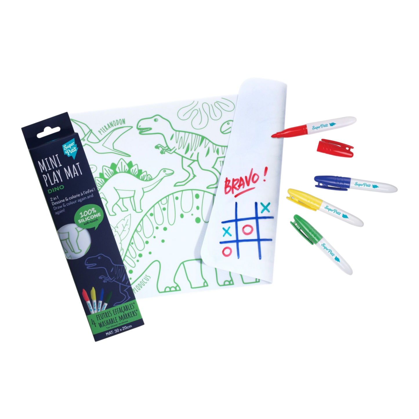 SuperPetit - Coloriage nomade Dino