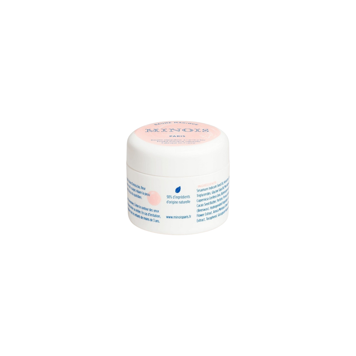 Petit pot de baume pour le corps naturel et bio 50ml - Minois Paris