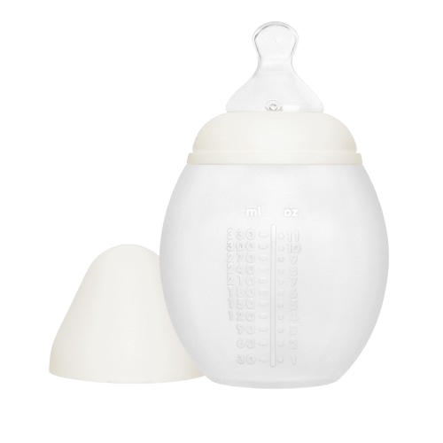 Biberon anti-colique Élhée blanc format 330ml pour les grands bébés