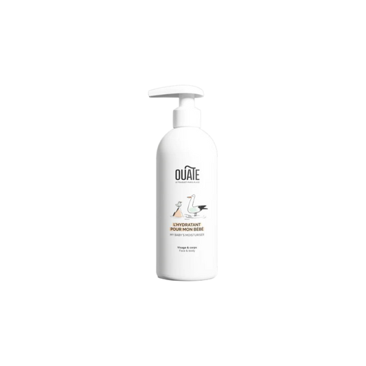 Flacon pompe de crème hydratante douce visage et corps pour mon bébé 300ml - Ouate