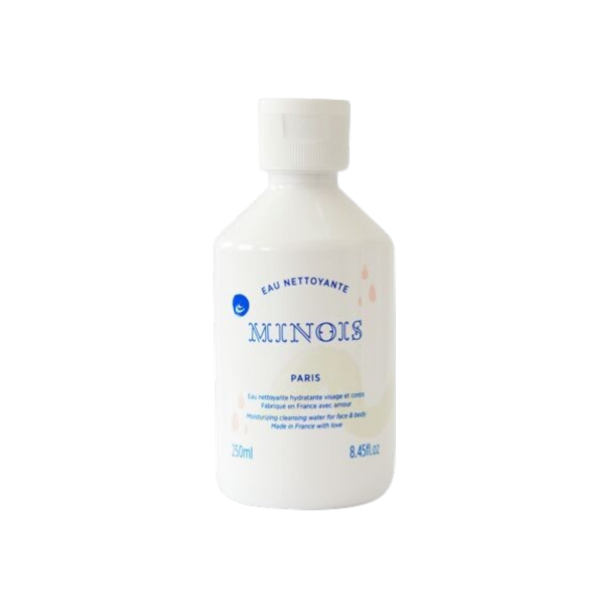 Flacon d'eau nettoyante sans rinçage pour bébé 250ml - Minois Paris