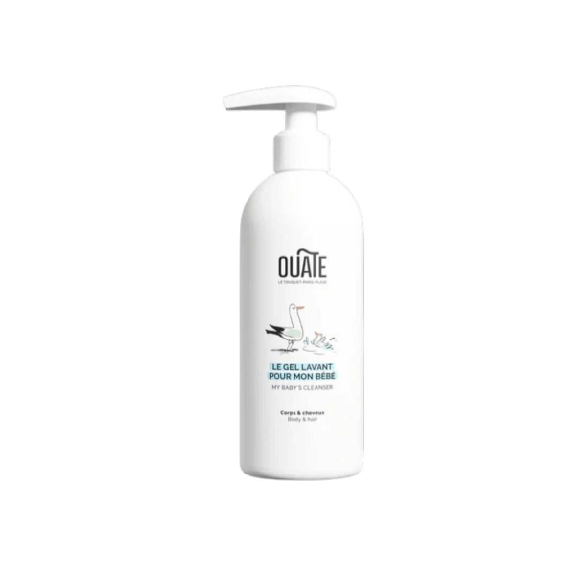 Flacon pompe de gel lavant doux 2-en-1 corps et cheveux pour mon bébé 300ml - Ouate
