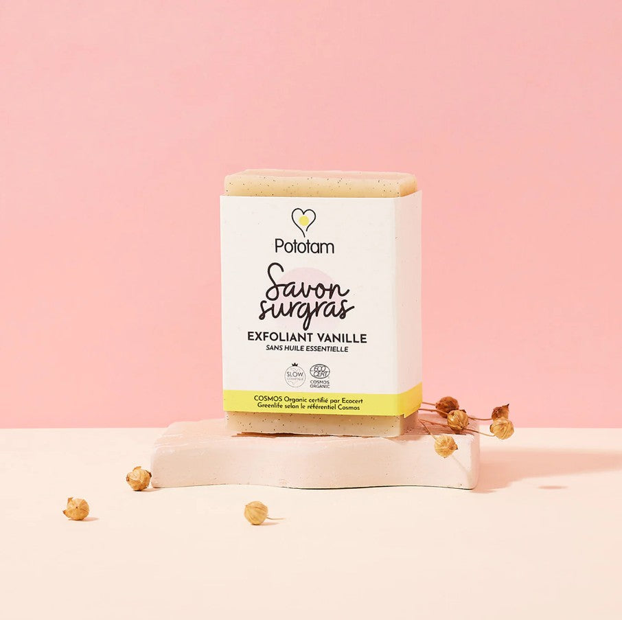 Pototam - Savon Surgras Exfoliant Vanille 95 g