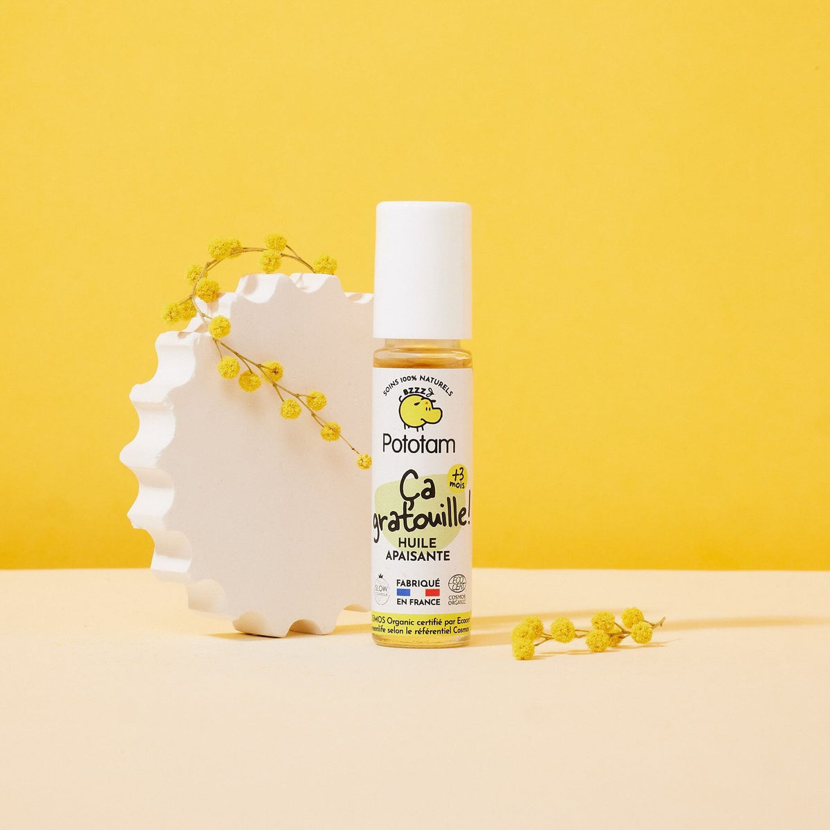 Roll-on apaisant naturel pour les piqûres d'insectes chez l'enfant - Pototam