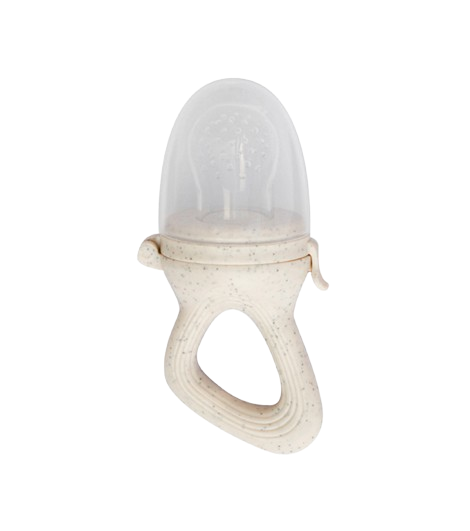 Tétine grignoteuse en silicone couleur sable pour bébé - Zakuw